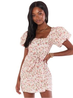 Show Me Your Mumu Danielle Puff Sleeve Mini Dress